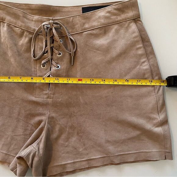 Rag and Bone Women's Tan Suede Lace-Up Shorts Size 28 Boho Lux - Picture 5 of 10